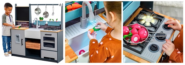 Дървена детска кухня 03